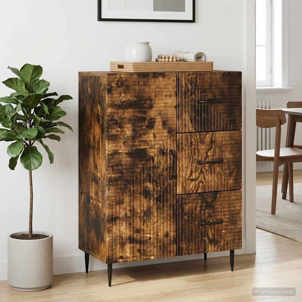 Credenza Rovere Fumo 66 x 34,5 x 89,5 cm Legno ingegnerizzato - homemem39