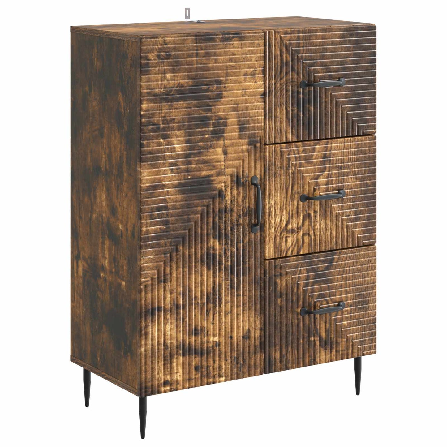 Credenza Rovere Fumo 66 x 34,5 x 89,5 cm Legno ingegnerizzato