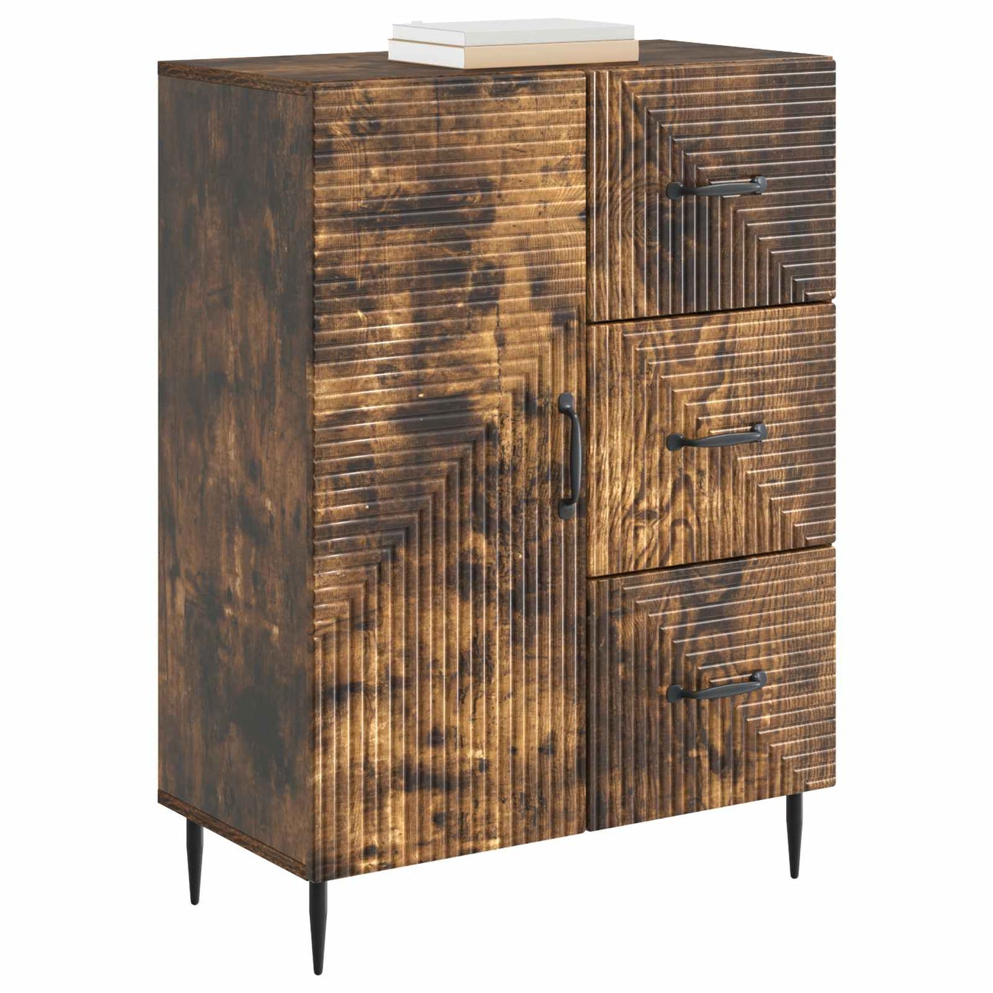 Credenza Rovere Fumo 66 x 34,5 x 89,5 cm Legno ingegnerizzato
