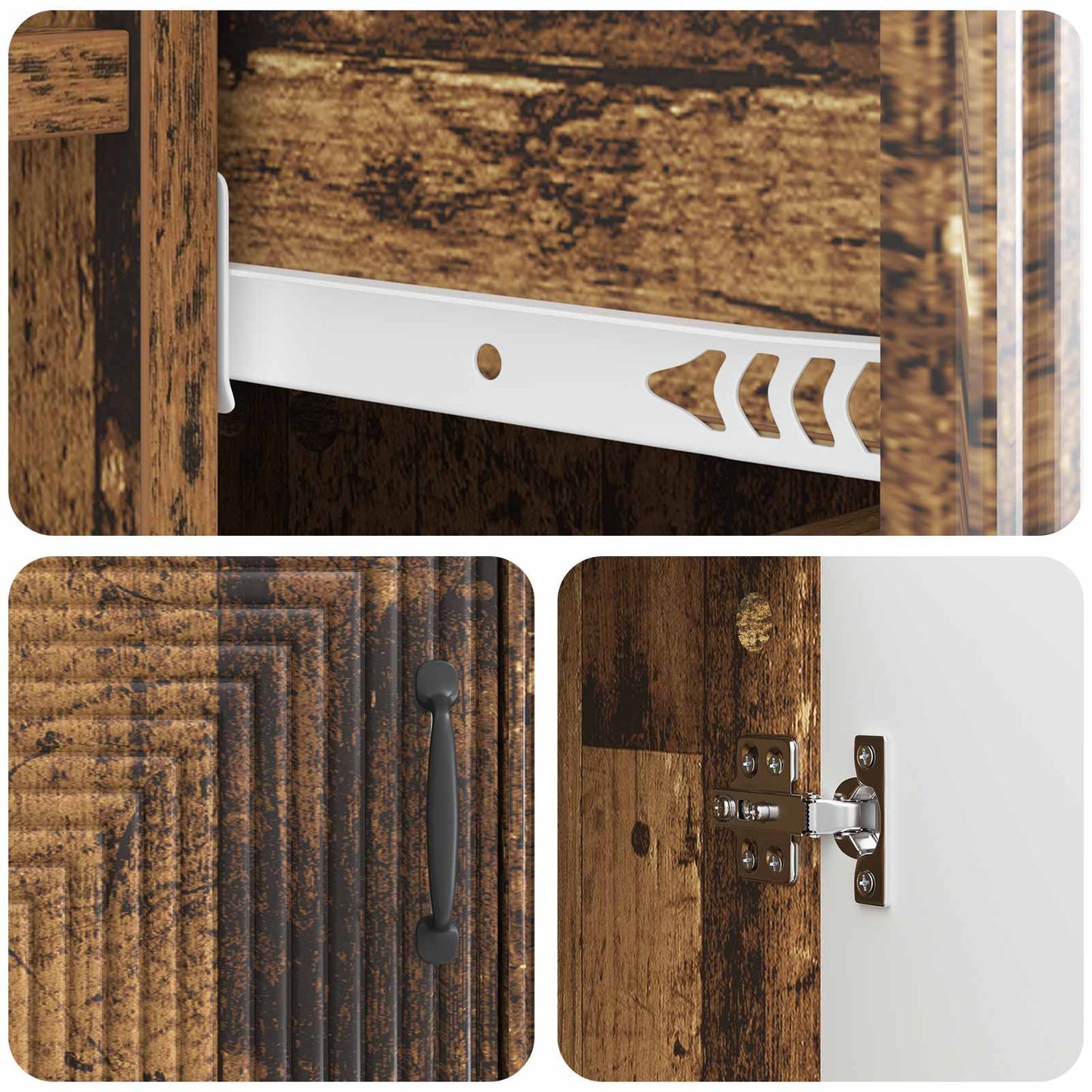 Credenza Legno antico 66 x 34,5 x 89,5 cm Legno ingegnerizzato | homemem39