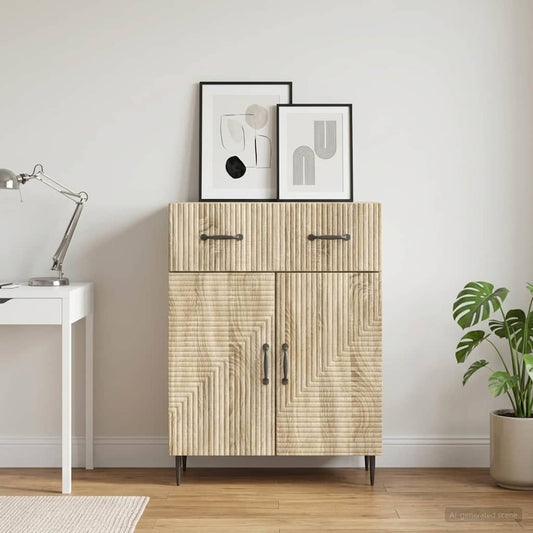 Credenza Rovere Sonoma 66 x 34,5 x 89,5 cm Legno ingegnerizzato