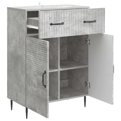 Credenza con cassetto Grigio Cemento 66 x 34,5 x 89,5 cm