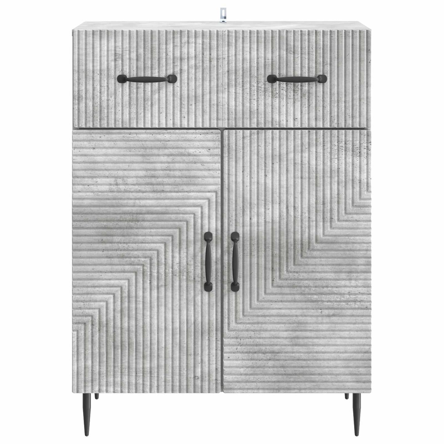 Credenza con cassetto Grigio Cemento 66 x 34,5 x 89,5 cm | homemem39