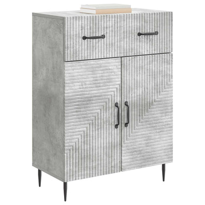 Credenza con cassetto Grigio Cemento 66 x 34,5 x 89,5 cm