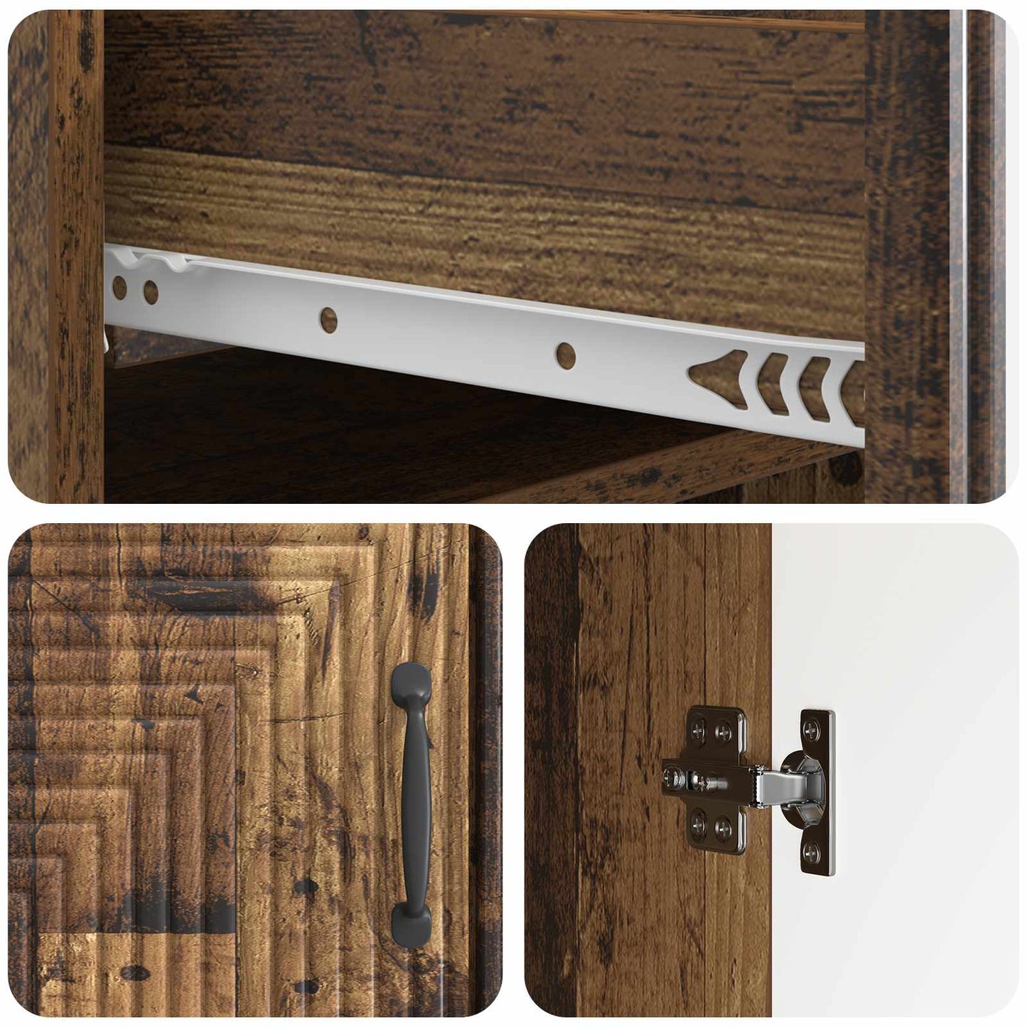 Credenza Legno antico 66 x 34,5 x 89,5 cm Legno ingegnerizzato | homemem39