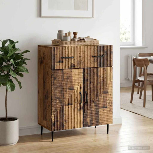 Credenza Legno antico 66 x 34,5 x 89,5 cm Legno ingegnerizzato
