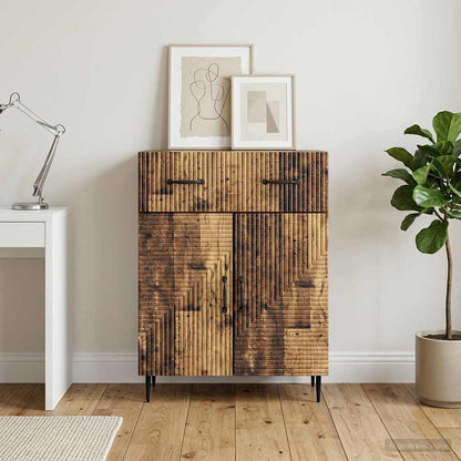 Credenza Legno antico 66 x 34,5 x 89,5 cm Legno ingegnerizzato