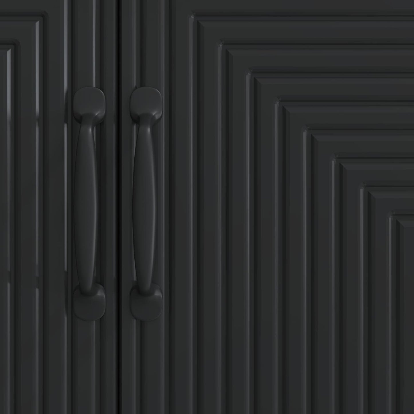 Credenza Nero 89 x 34,5 x 80 cm Legno ingegnerizzato