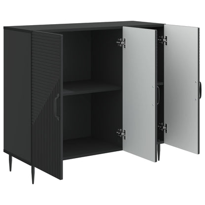 Credenza Nero 89 x 34,5 x 80 cm Legno ingegnerizzato | homemem39