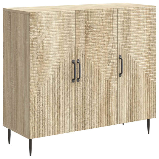 Credenza Rovere Sonoma 89 x 34,5 x 80 cm Legno ingegnerizzato