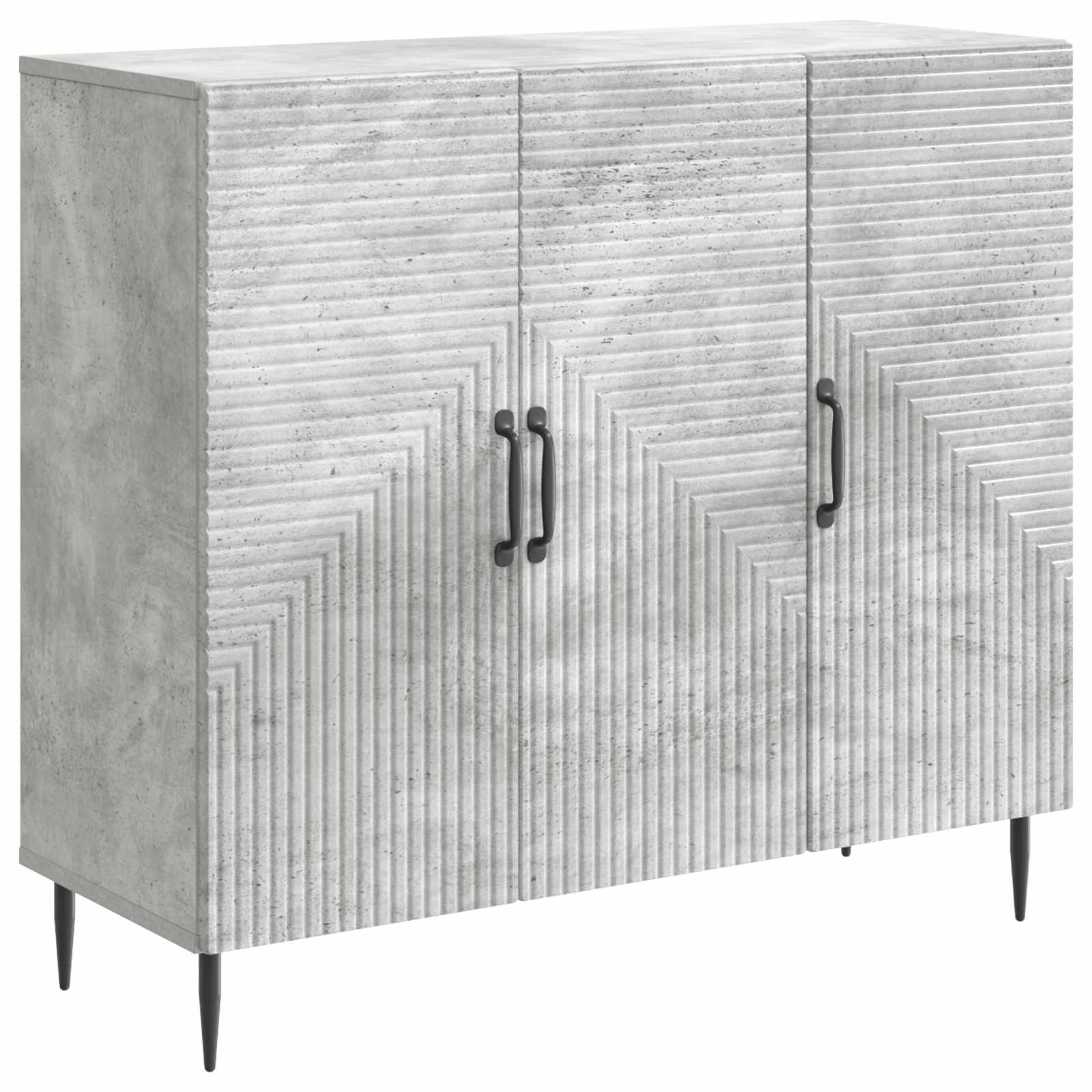 Credenza Grigio Cemento 89 x 34,5 x 80 cm Legno ingegnerizzato | homemem39