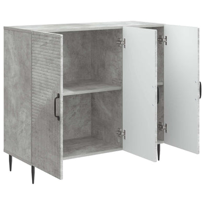Credenza Grigio Cemento 89 x 34,5 x 80 cm Legno ingegnerizzato | homemem39