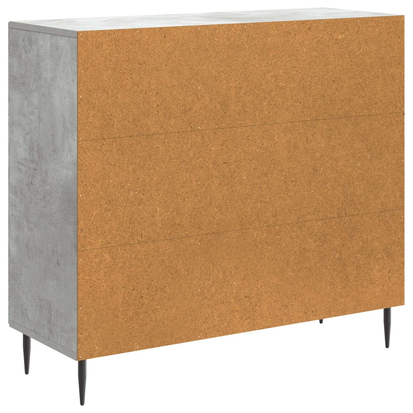 Credenza Grigio Cemento 89 x 34,5 x 80 cm Legno ingegnerizzato
