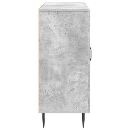 Credenza Grigio Cemento 89 x 34,5 x 80 cm Legno ingegnerizzato