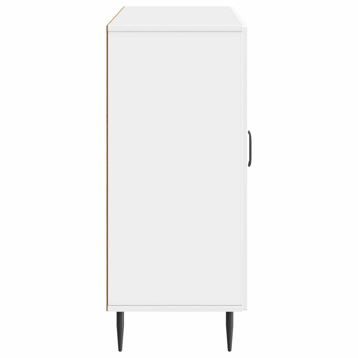Credenza Bianco Lucido 89 x 34,5 x 80 cm Legno ingegnerizzato | homemem39
