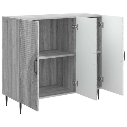 Credenza Grigio Sonoma 89 x 34,5 x 80 cm Legno ingegnerizzato