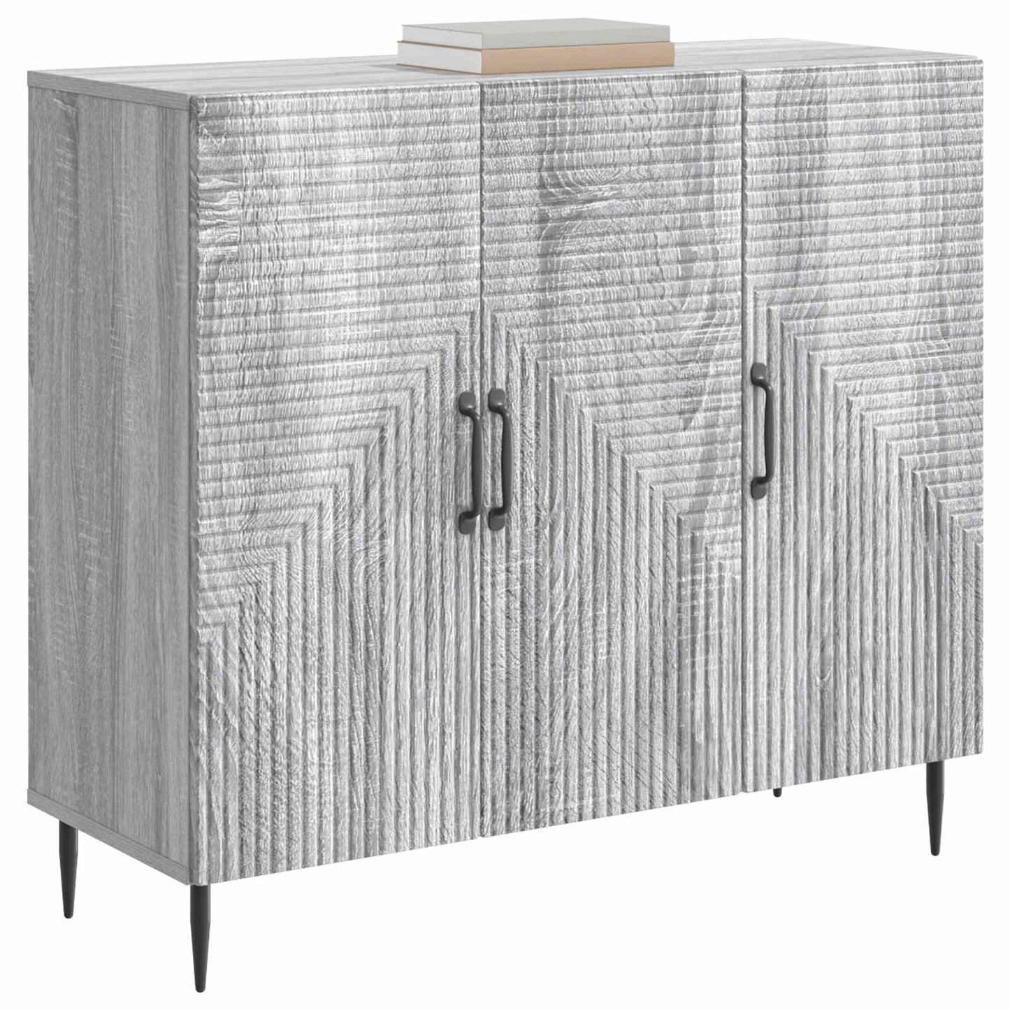 Credenza Grigio Sonoma 89 x 34,5 x 80 cm Legno ingegnerizzato