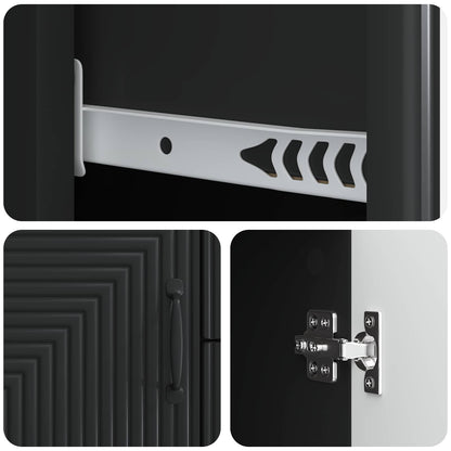 Credenza Nero 89 x 34,5 x 60 cm Legno ingegnerizzato | homemem39