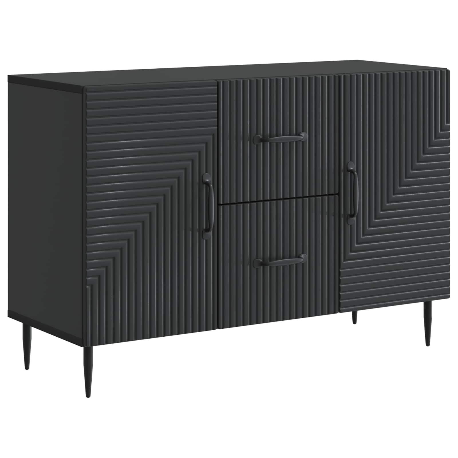 Credenza Nero 89 x 34,5 x 60 cm Legno ingegnerizzato | homemem39