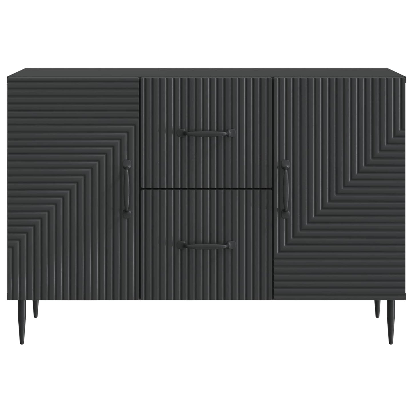 Credenza Nero 89 x 34,5 x 60 cm Legno ingegnerizzato | homemem39