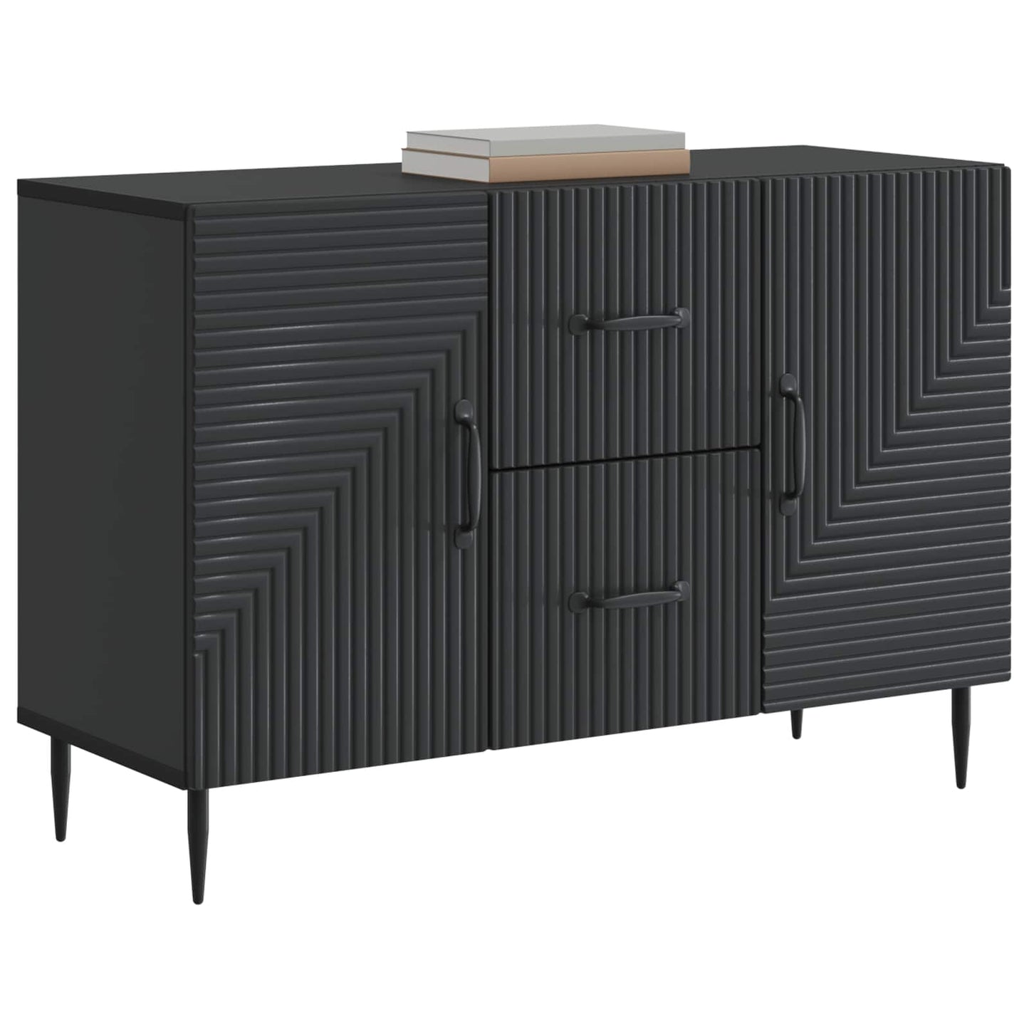 Credenza Nero 89 x 34,5 x 60 cm Legno ingegnerizzato | homemem39