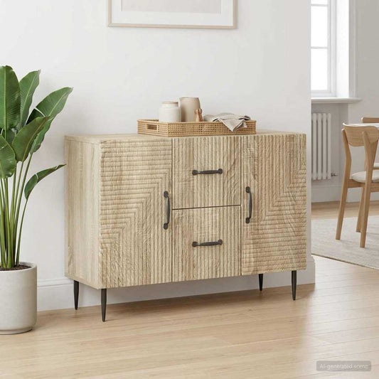 Credenza Rovere Sonoma 89 x 34,5 x 60 cm Legno ingegnerizzato