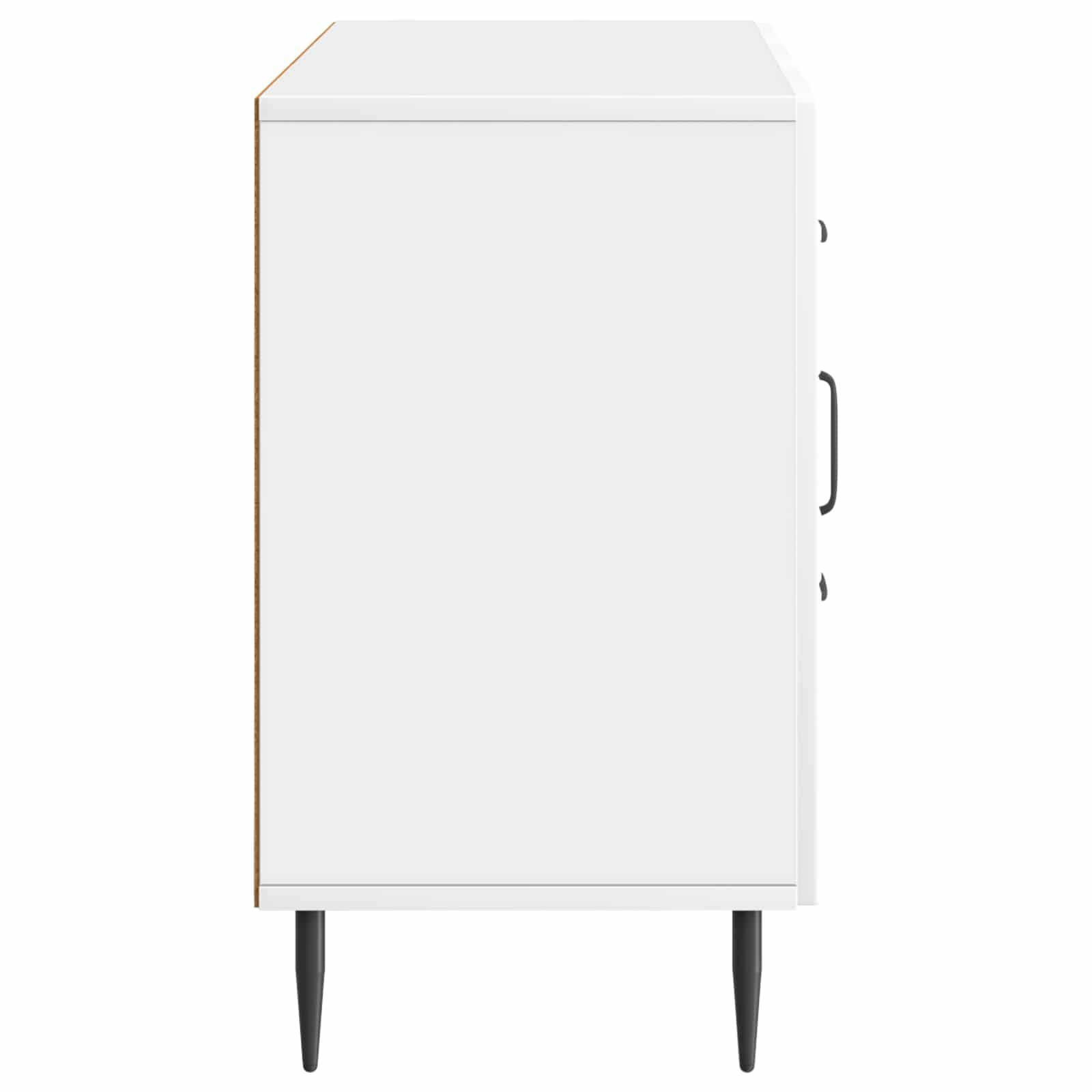 Credenza Bianco Lucido 89 x 34,5 x 60 cm Legno ingegnerizzato | homemem39