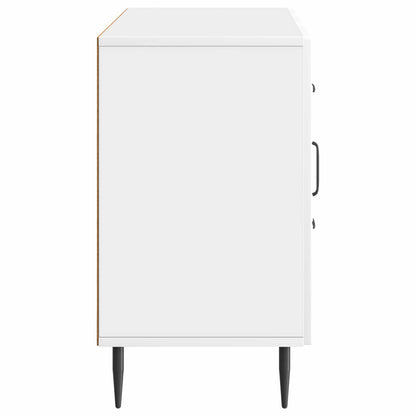 Credenza Bianco Lucido 89 x 34,5 x 60 cm Legno ingegnerizzato | homemem39