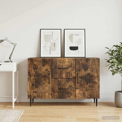 Credenza Rovere Fumo 89 x 34,5 x 60 cm Legno ingegnerizzato