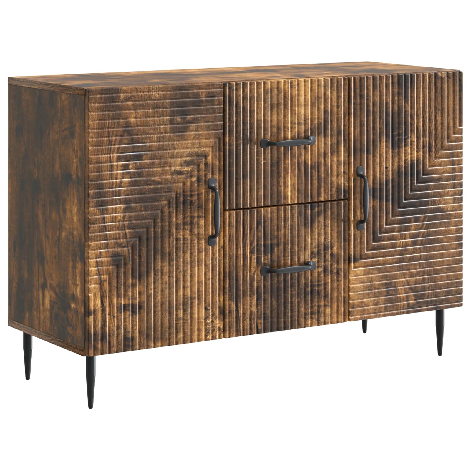 Credenza Rovere Fumo 89 x 34,5 x 60 cm Legno ingegnerizzato | homemem39