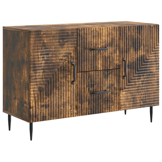 Credenza Rovere Fumo 89 x 34,5 x 60 cm Legno ingegnerizzato | homemem39