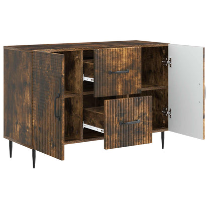 Credenza Rovere Fumo 89 x 34,5 x 60 cm Legno ingegnerizzato | homemem39