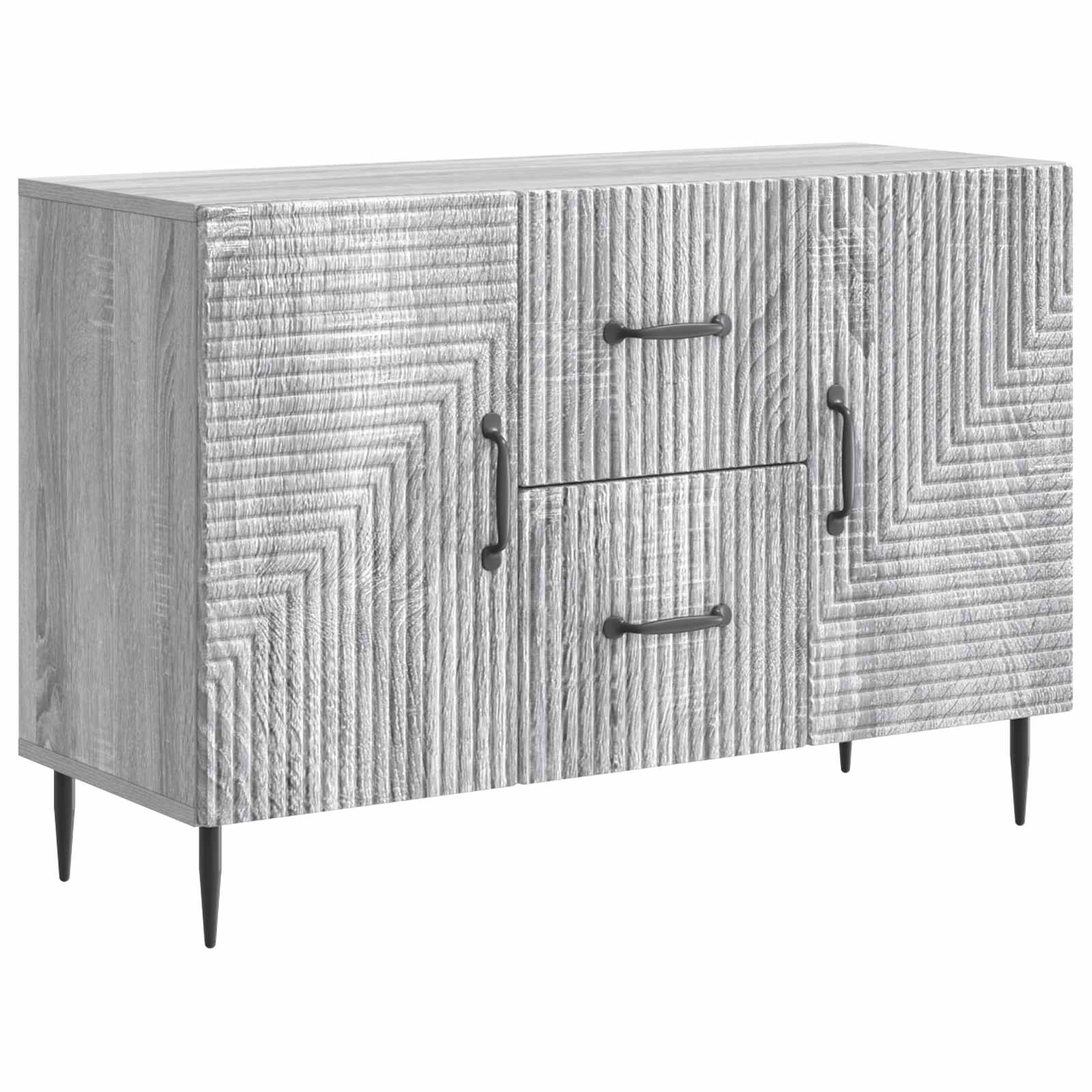 Credenza Grigio Sonoma 89 x 34,5 x 60 cm Legno ingegnerizzato | homemem39