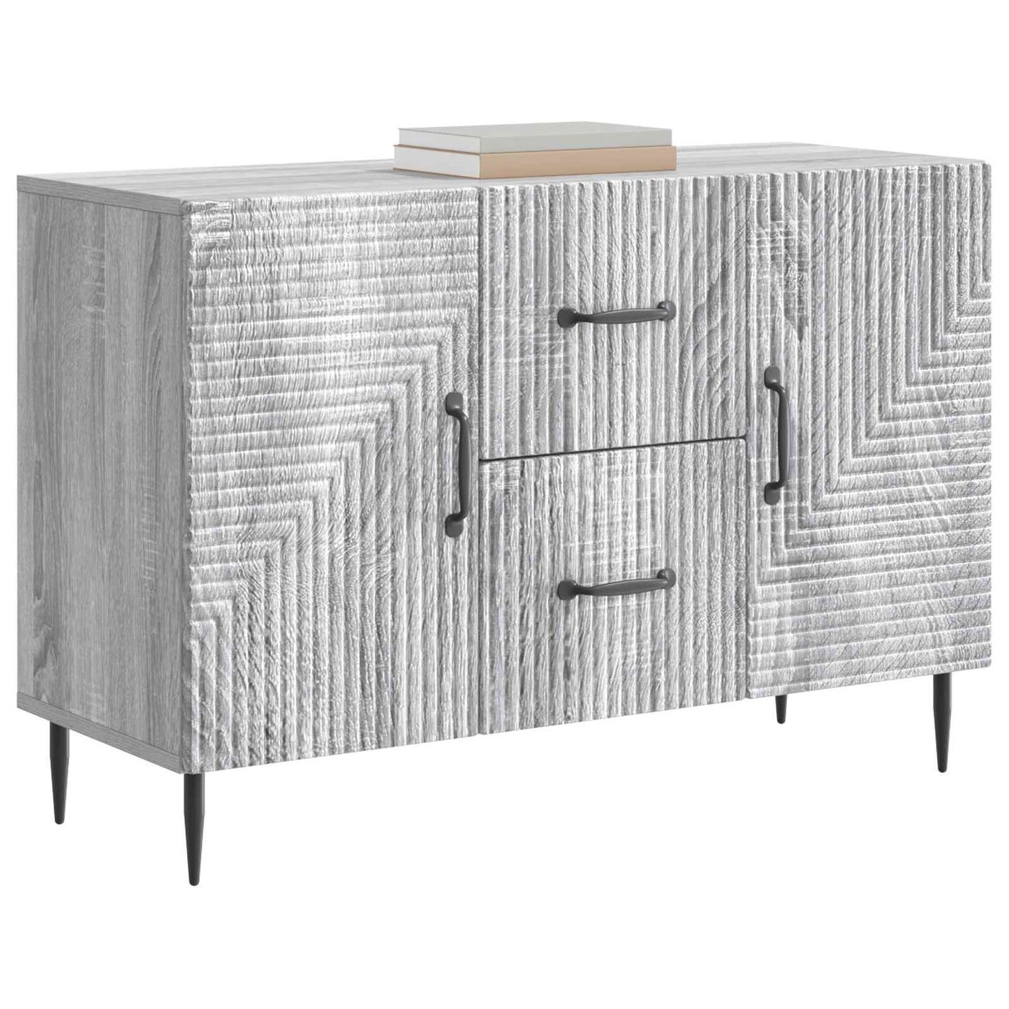 Credenza Grigio Sonoma 89 x 34,5 x 60 cm Legno ingegnerizzato | homemem39