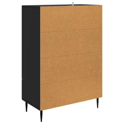 Credenza Nero 66 x 34,5 x 95 cm Legno ingegnerizzato | homemem39