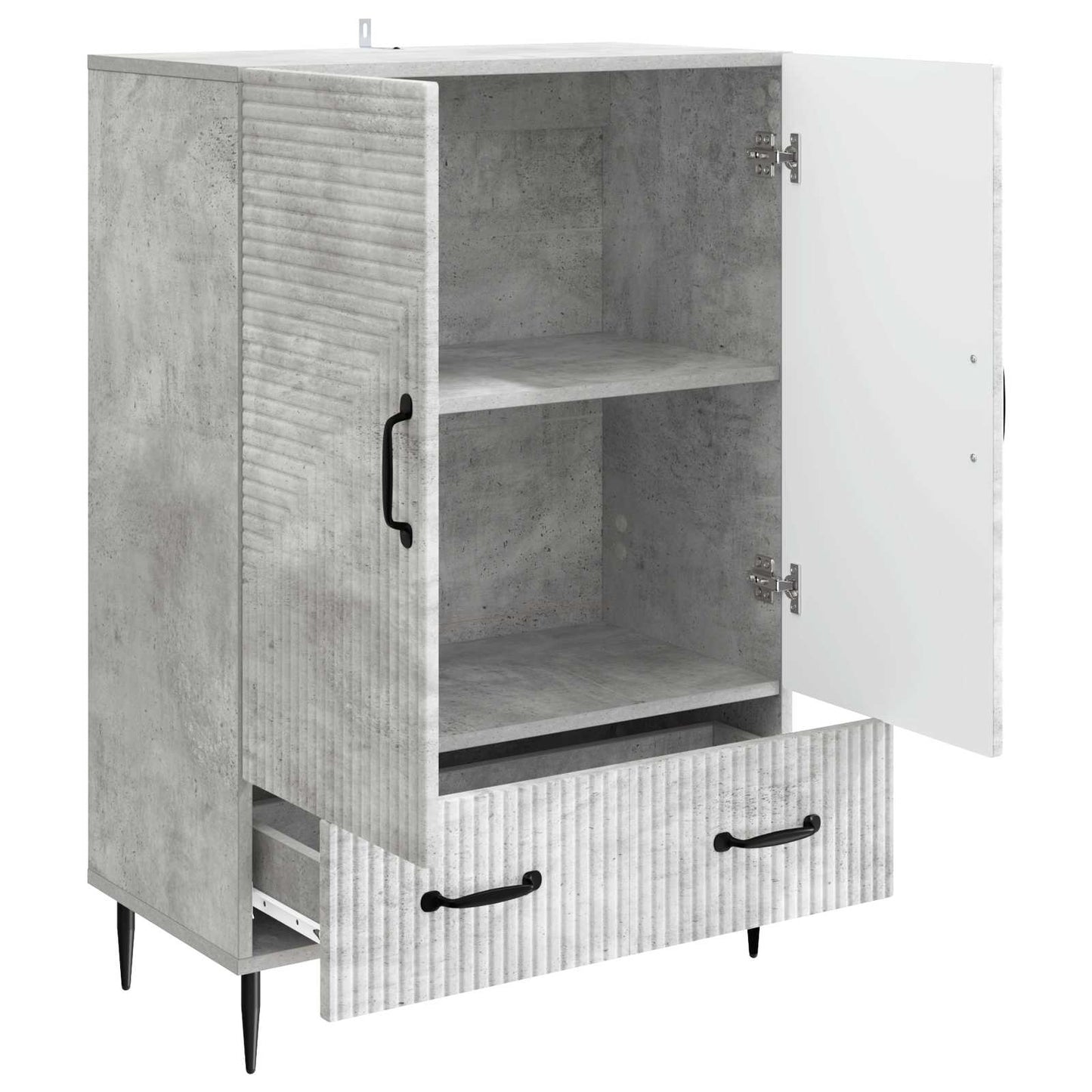 Credenza Grigio Cemento 66 x 34,5 x 95 cm Legno ingegnerizzato | homemem39