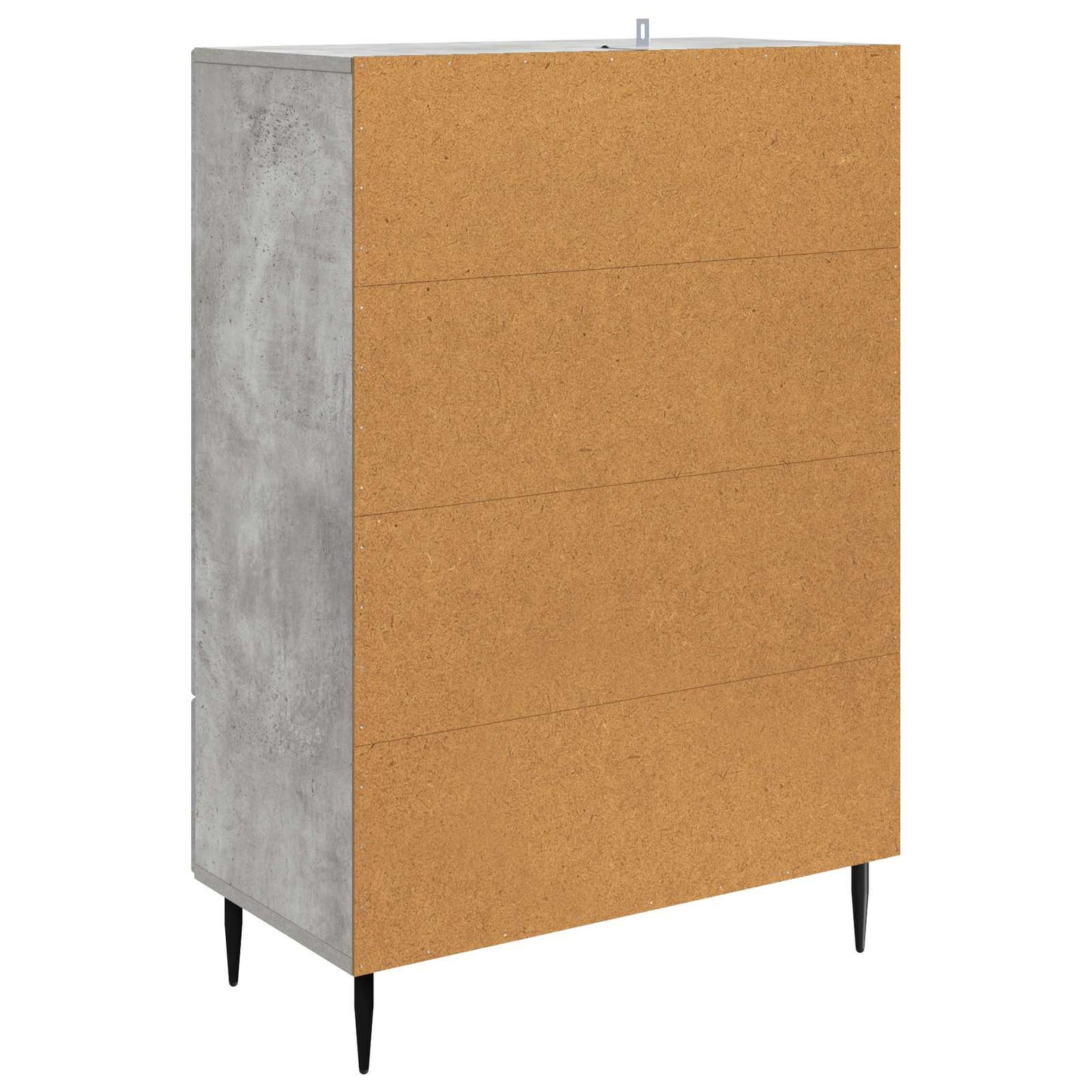 Credenza Grigio Cemento 66 x 34,5 x 95 cm Legno ingegnerizzato