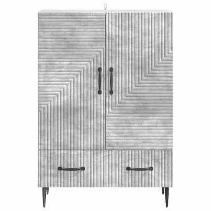 Credenza Grigio Cemento 66 x 34,5 x 95 cm Legno ingegnerizzato | homemem39