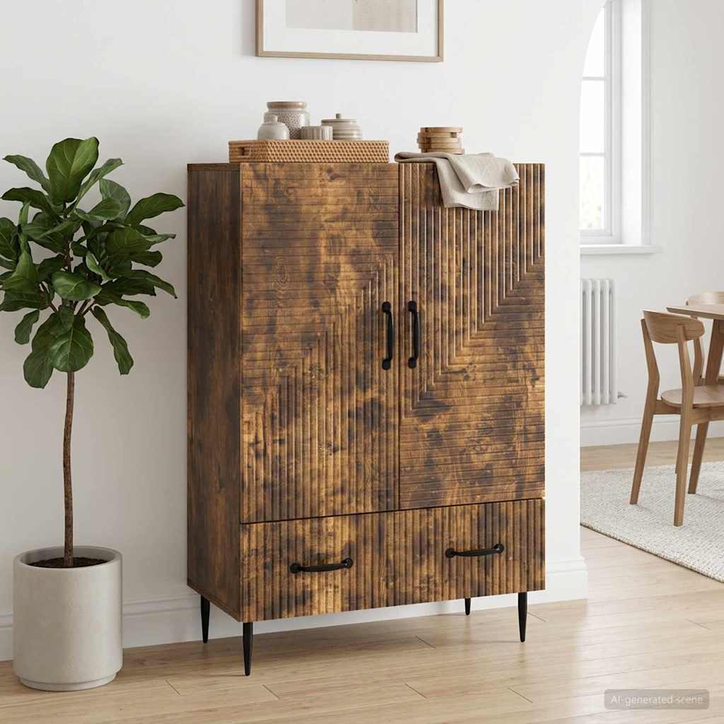 Credenza Rovere Fumo 66 x 34,5 x 95 cm Legno ingegnerizzato - homemem39
