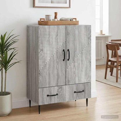 Credenza Grigio Sonoma 66 x 34,5 x 95 cm Legno ingegnerizzato