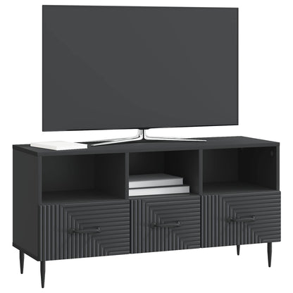 Mobile TV Nero 102 x 34,5 x 50 cm Legno ingegnerizzato | homemem39