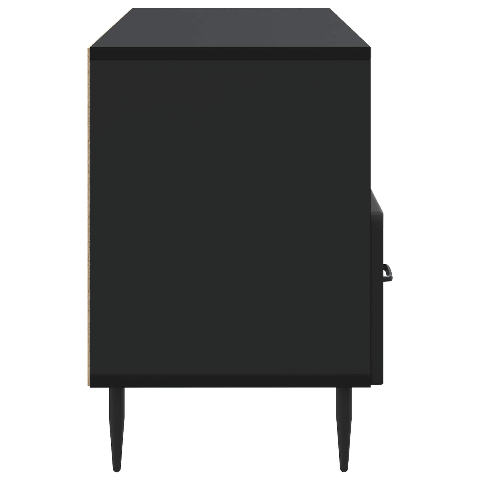 Mobile TV Nero 102 x 34,5 x 50 cm Legno ingegnerizzato | homemem39