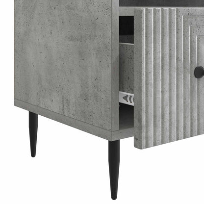 Mobile TV con cassetto Grigio Cemento 102 x 34,5 x 50 cm