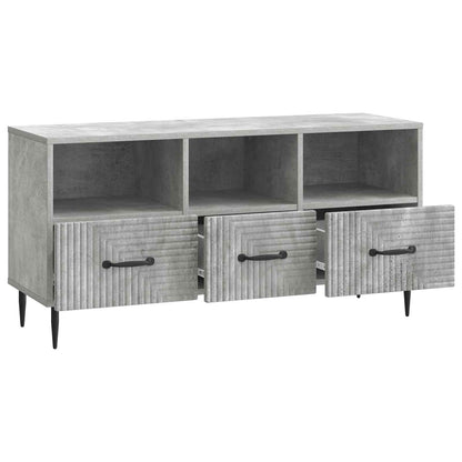 Mobile TV con cassetto Grigio Cemento 102 x 34,5 x 50 cm | homemem39