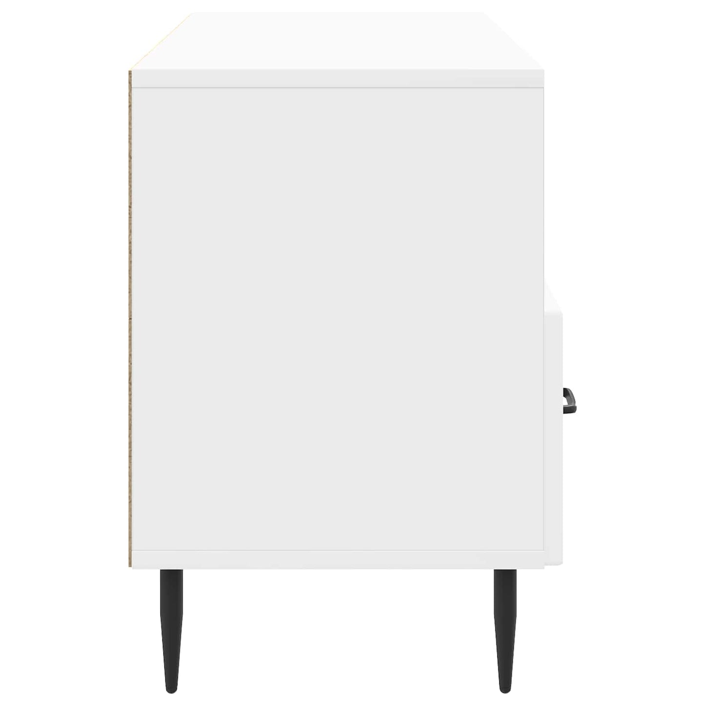 Mobile TV Bianco Lucido 102 x 34,5 x 50 cm Legno ingegnerizzato | homemem39