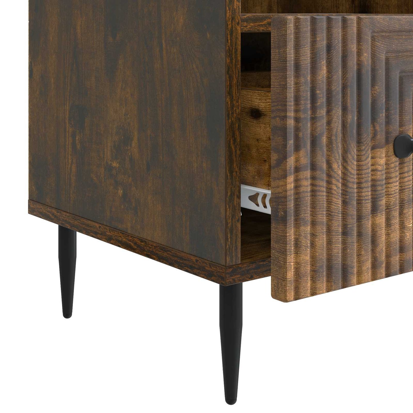 Mobile TV Rovere Fumo 102 x 34,5 x 50 cm Legno ingegnerizzato