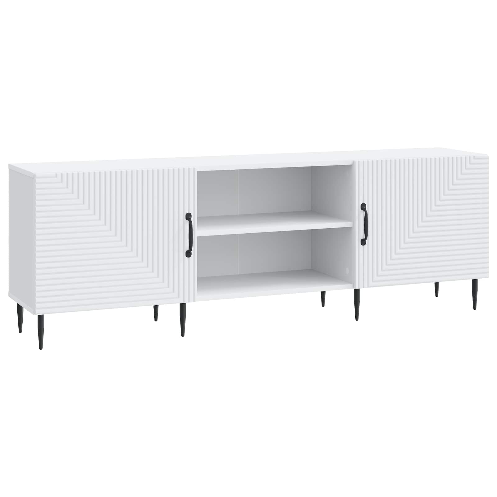 Mobile TV Bianco 150 x 31 x 50 cm Legno ingegnerizzato | homemem39