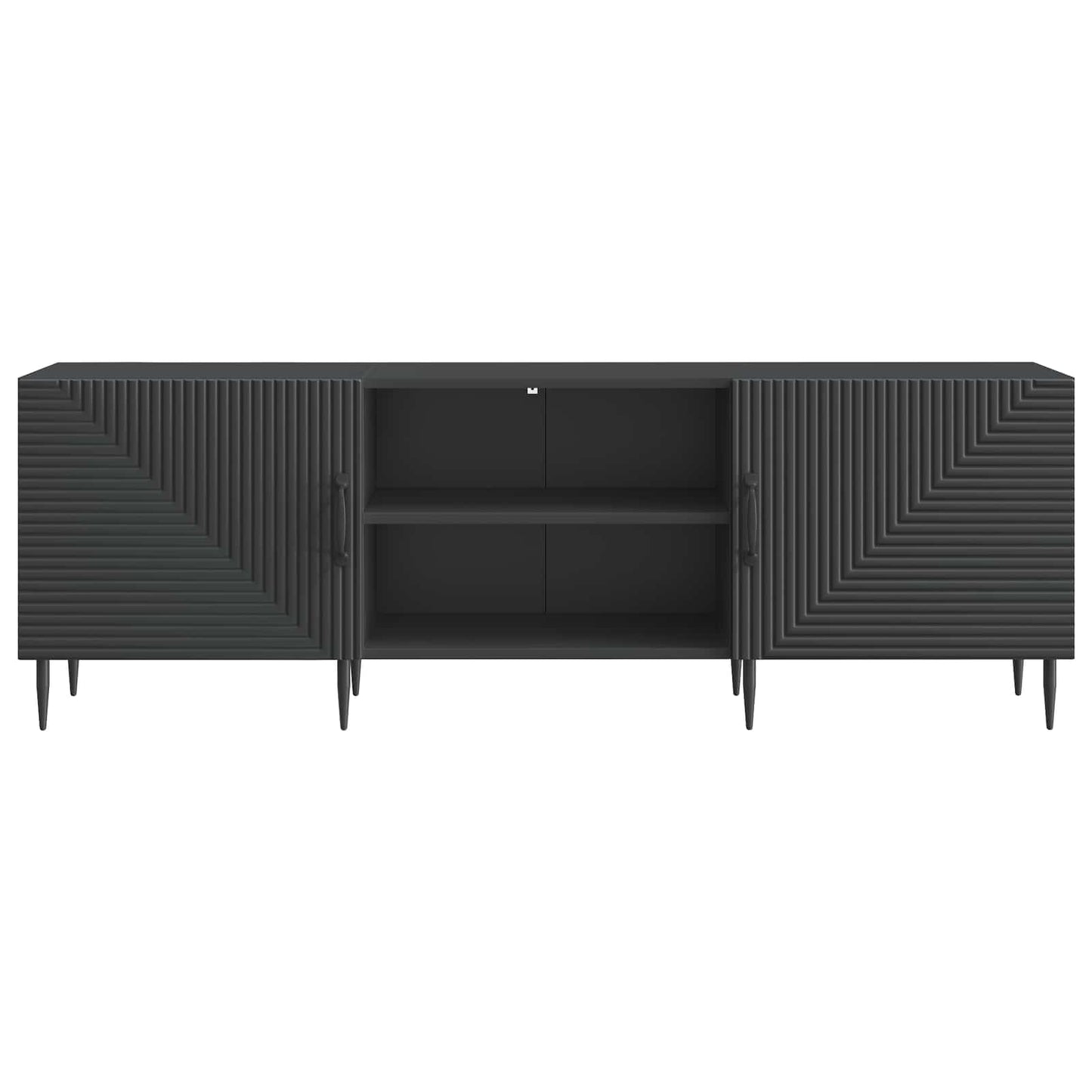 Mobile TV Nero 150 x 31 x 50 cm Legno ingegnerizzato | homemem39