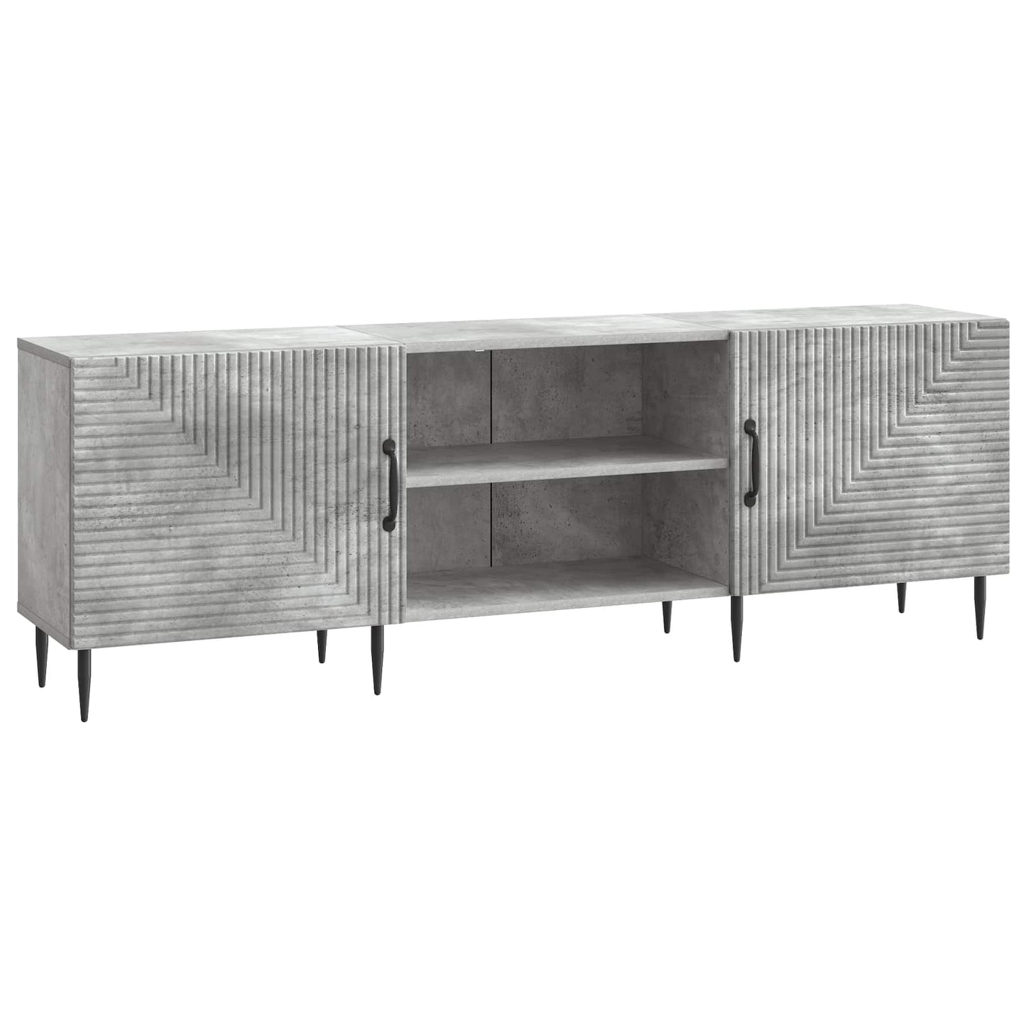 Mobile TV Grigio Cemento 150 x 31 x 50 cm Legno ingegnerizzato | homemem39