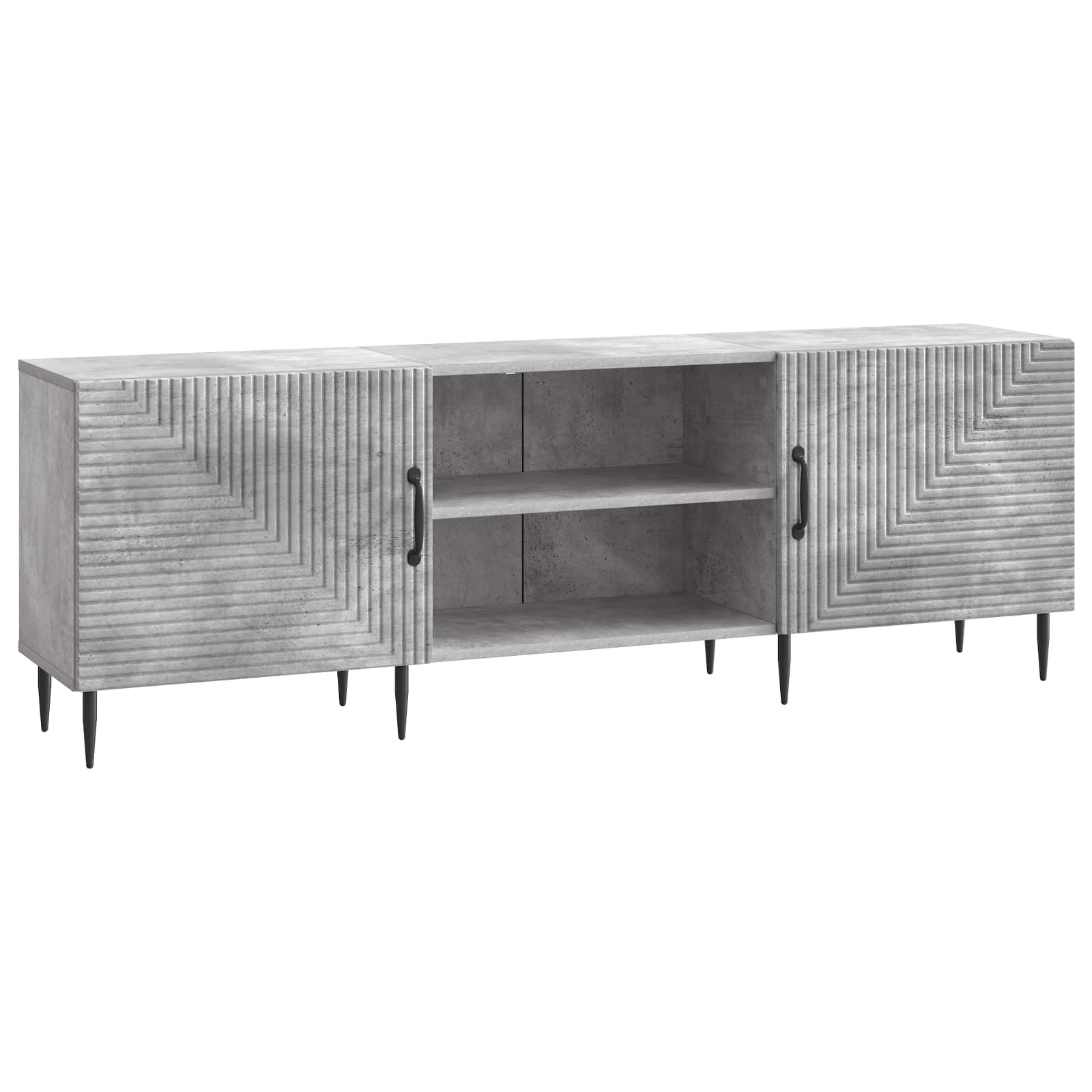 Mobile TV Grigio Cemento 150 x 31 x 50 cm Legno ingegnerizzato | homemem39
